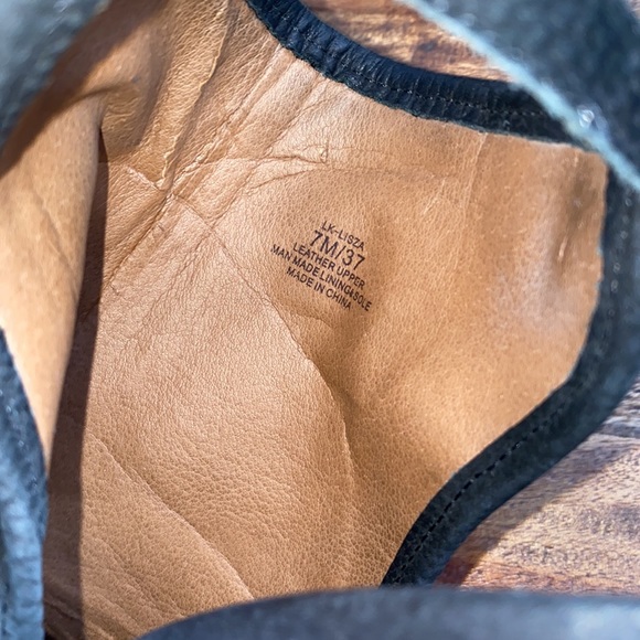 Lucky Brand Lisza Black Heels Sandals 7 - Picture 7 of 9